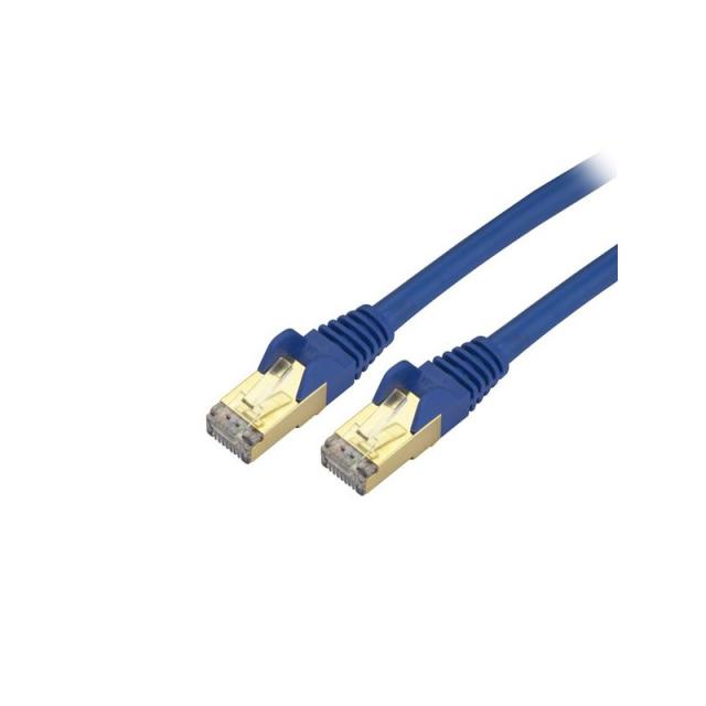 StarTech.com - C6ASPAT10BL cable de red Azul 3 m Cat6a U/FTP (STP)