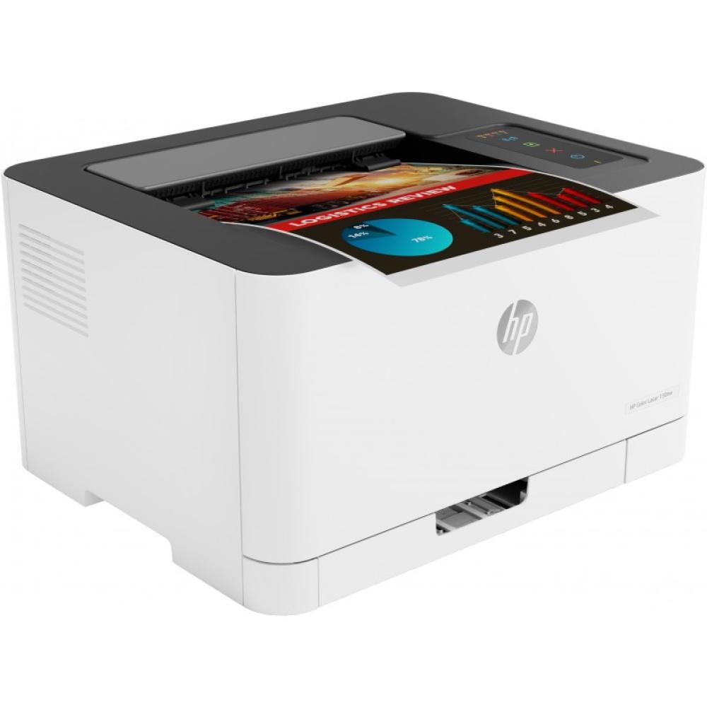 HP - Color Laser Laser 150nw Inalámbrico Color Impresora, A doble cara