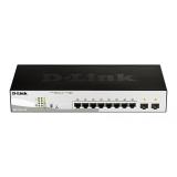 D-Link - DGS-1210-10P switch Gestionado L2 Gigabit Ethernet (10/100/1000) Energía sobre Ethernet (PoE) 1U Negro