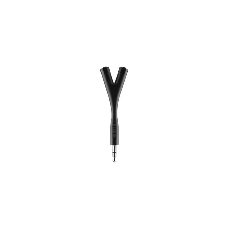 Belkin - AV10093BT cable gender changer 2x3.5mm 1x3.5mm Negro
