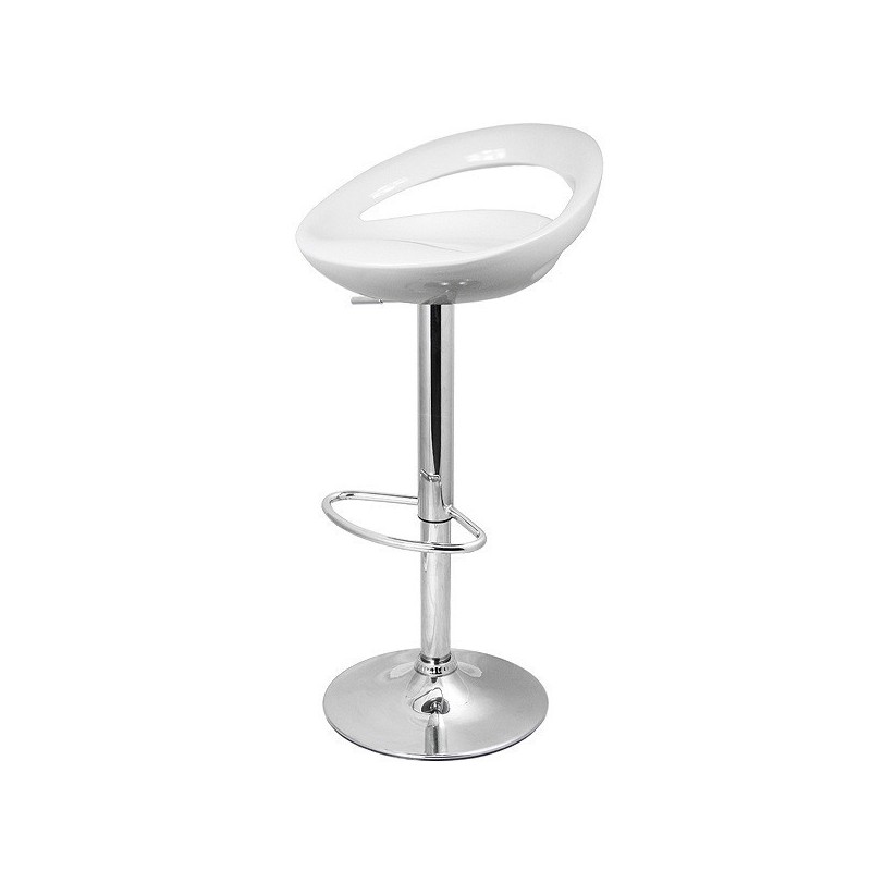 Taburete FLIT ( L ), cromado, abs blanco