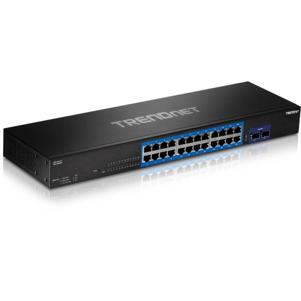 Trendnet - TEG-30262 v1.0R Gigabit Ethernet (10/100/1000) 1U Negro
