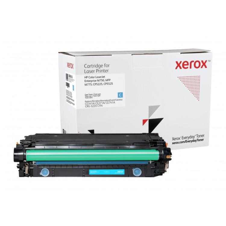 Xerox - Everyday Tóner Everyday™ Cian remanufacturado de Xerox es compatible con HP 651A 650A 307A (CE341A/CE271A/CE741A), Capac
