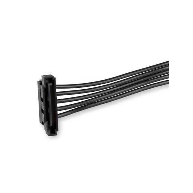 StarTech.com - Cable Adaptador Bifurcador Divisor Splitter de Alimentación SATA de 40cm - 4x Receptáculos Hembra SATA