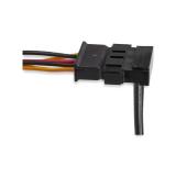 StarTech.com - Cable Adaptador Bifurcador Divisor Splitter de Alimentación SATA de 40cm - 4x Receptáculos Hembra SATA