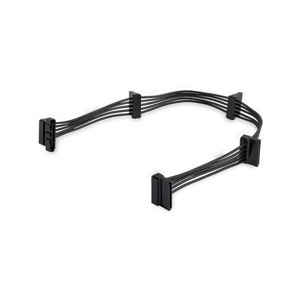 StarTech.com - Cable Adaptador Bifurcador Divisor Splitter de Alimentación SATA de 40cm - 4x Receptáculos Hembra SATA