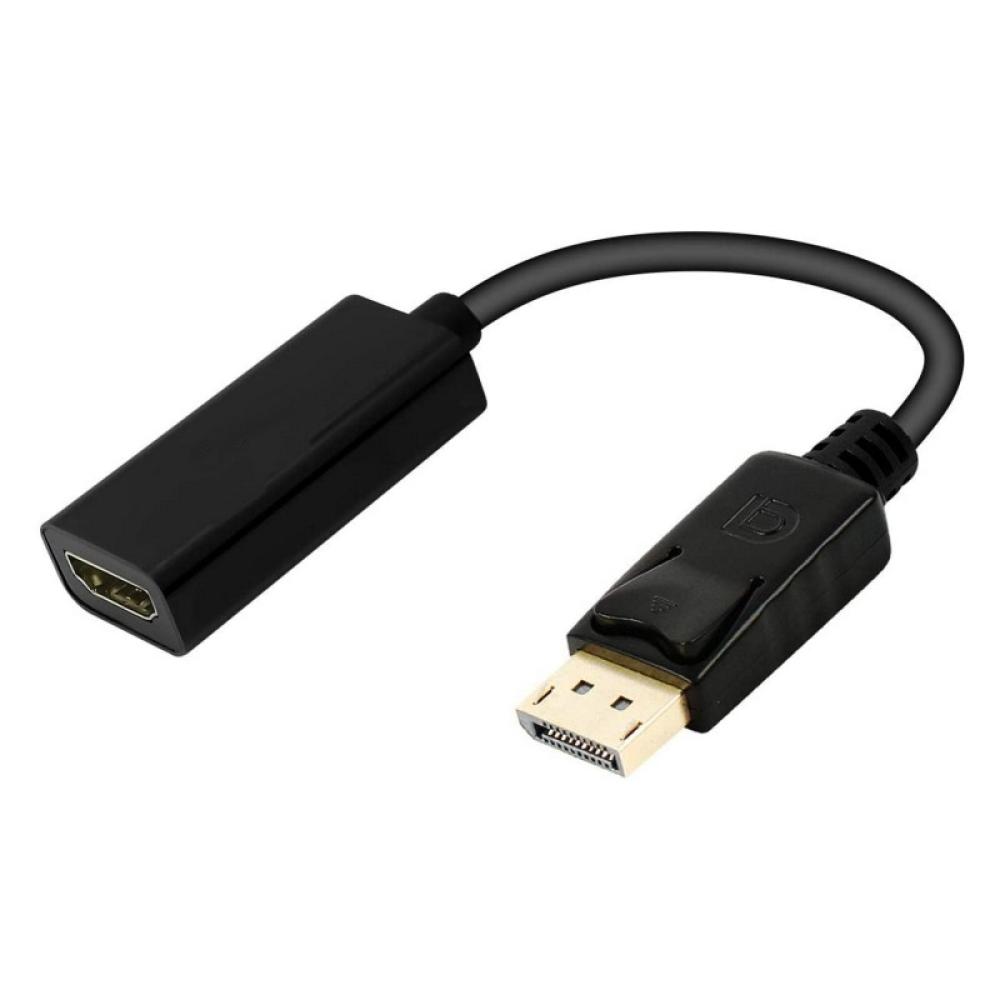 Ewent - EC1456 adaptador de cable de vídeo 0,15 m DisplayPort HDMI tipo A (Estándar) Negro