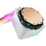 Mars Gaming - ML-ULTRA240 Blanco, Refrigeración Líquida CPU, TDP 500W, Espejo Infinito, 2 Ventiladores Silenciosos FDB ARGB, Tub