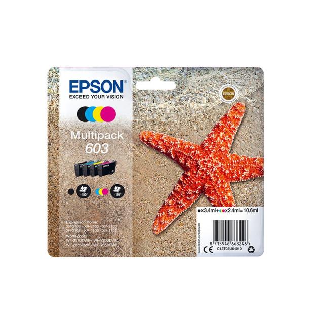 Epson - Multipack 4-colours 603 Ink - C13T03U64020
