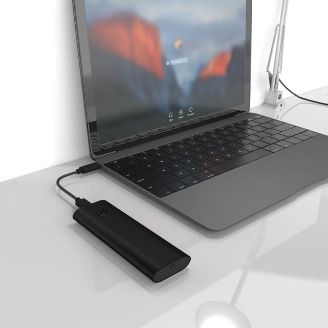 AISENS - Caja Externa M.2 (NGFF) ASM2-020B NVMe a USB3.2 GEN2, Negra