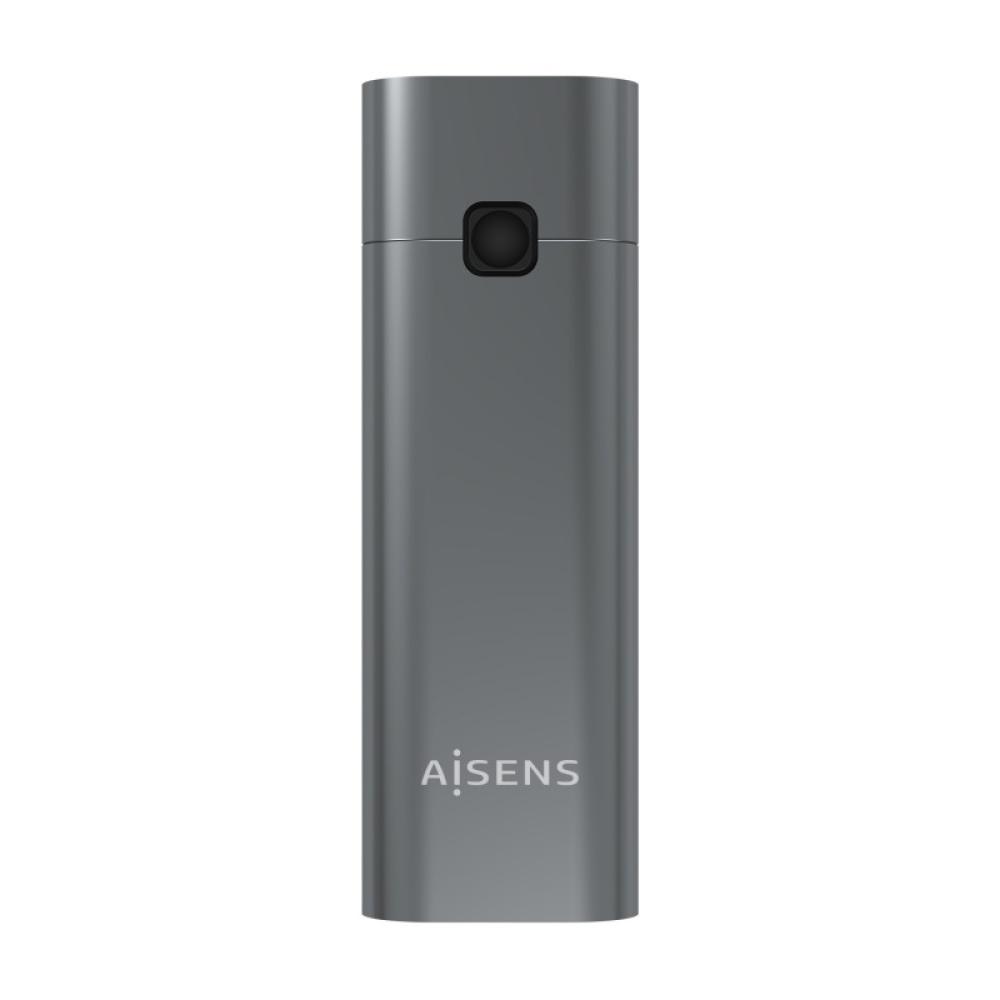 AISENS - Caja Externa M.2 (NGFF) ASM2-021GR NVMe a USB3.2 GEN2, Gris