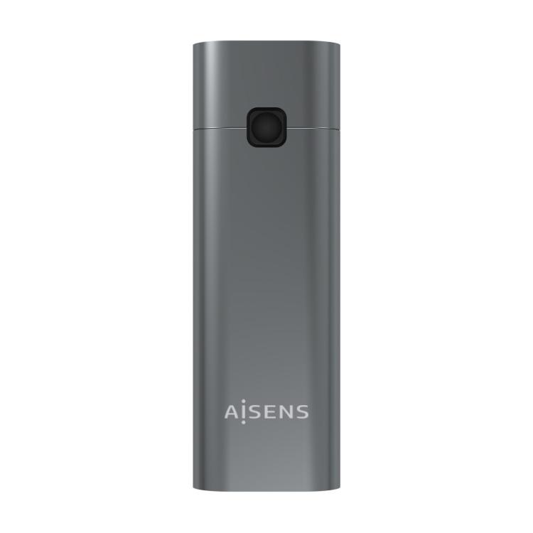 AISENS - Caja Externa M.2 (NGFF) ASM2-021GR NVMe a USB3.2 GEN2, Gris