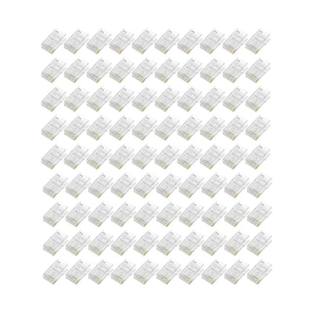 AISENS - Conector RJ45 8 Hilos CAT.6 AWG24 (100 UDS)