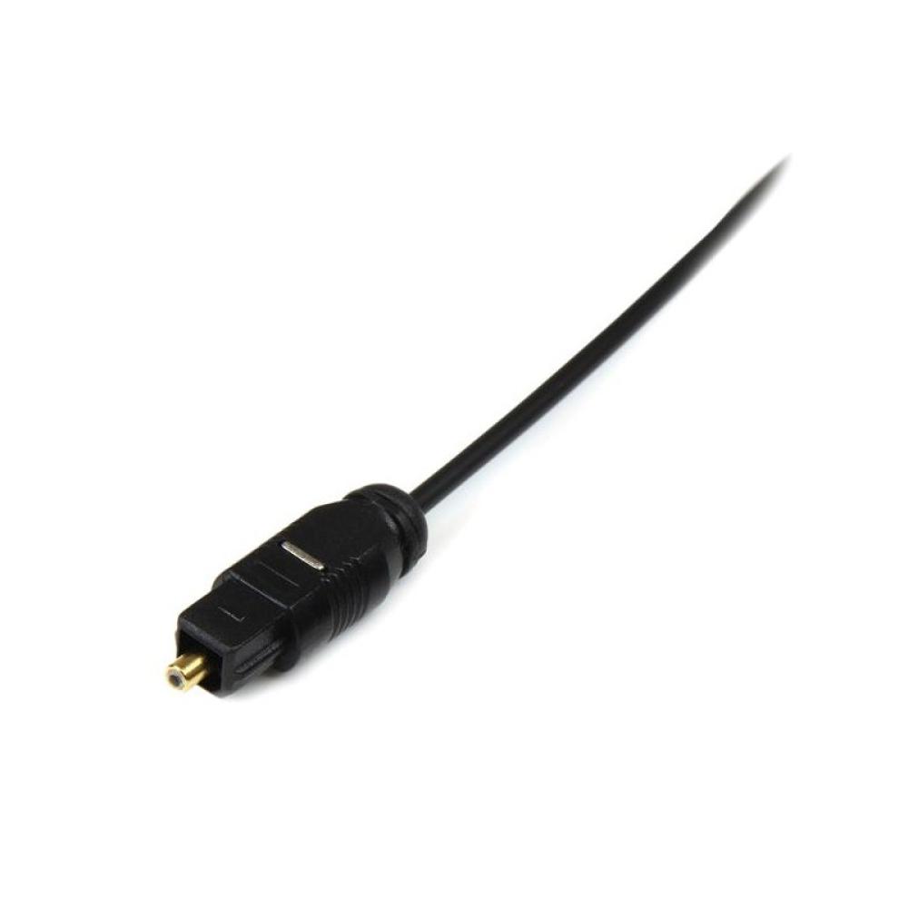 StarTech.com - Cable 4,5m TosLink Audio Digital Óptico SPDIF Delgado - Negro