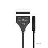 AISENS - HDMI Duplicador 4K@30HZ 1×2 con Alimentación USB y Cable, Negro, 30 cm