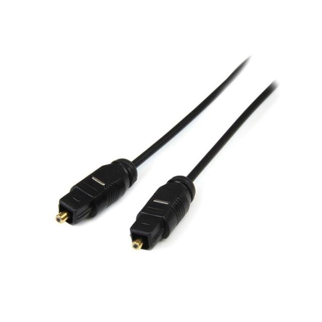 StarTech.com - Cable 4,5m TosLink Audio Digital Óptico SPDIF Delgado - Negro