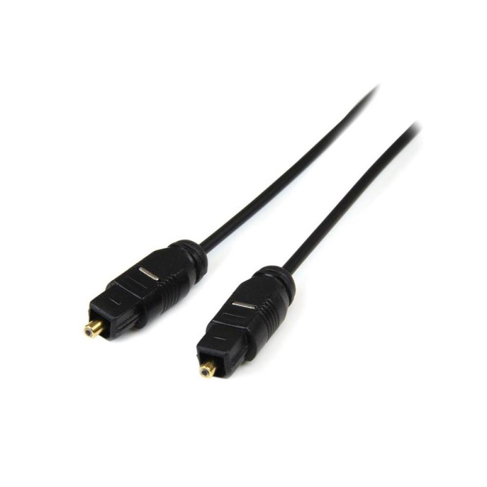 StarTech.com - Cable 4,5m TosLink Audio Digital Óptico SPDIF Delgado - Negro