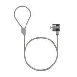 AISENS - Cable de Seguridad con Cerradura de Llave para Ordenador, Monitor, Portatil 1.5 m