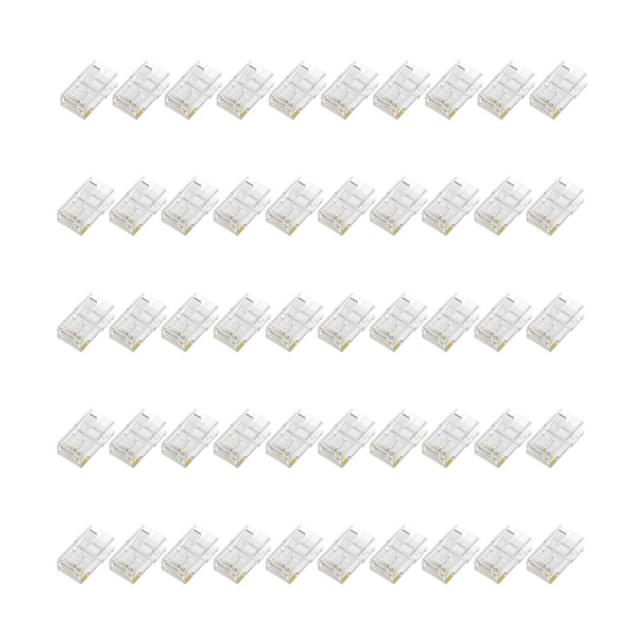 AISENS - Conector RJ45 8 Hilos CAT.6 AWG24 (50 UDS)