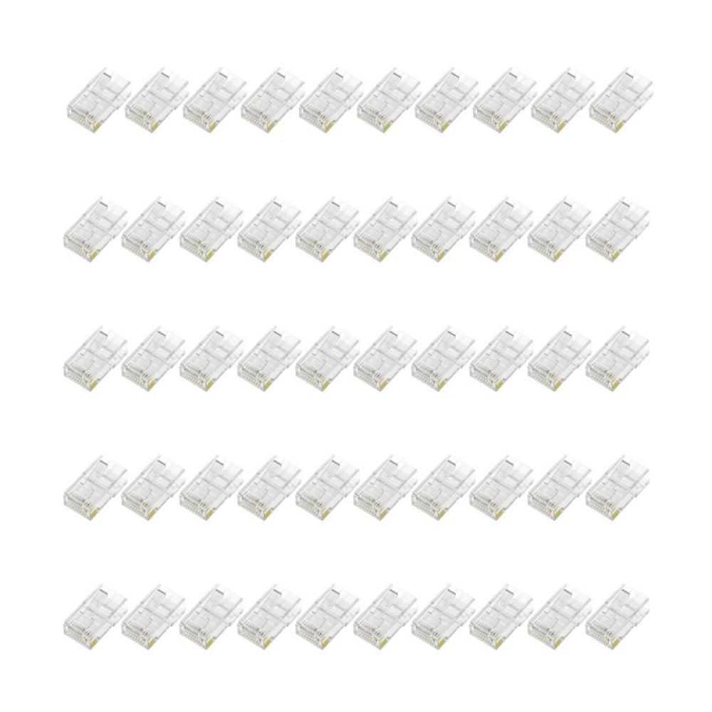 AISENS - Conector RJ45 8 Hilos CAT.6 AWG24 (50 UDS)