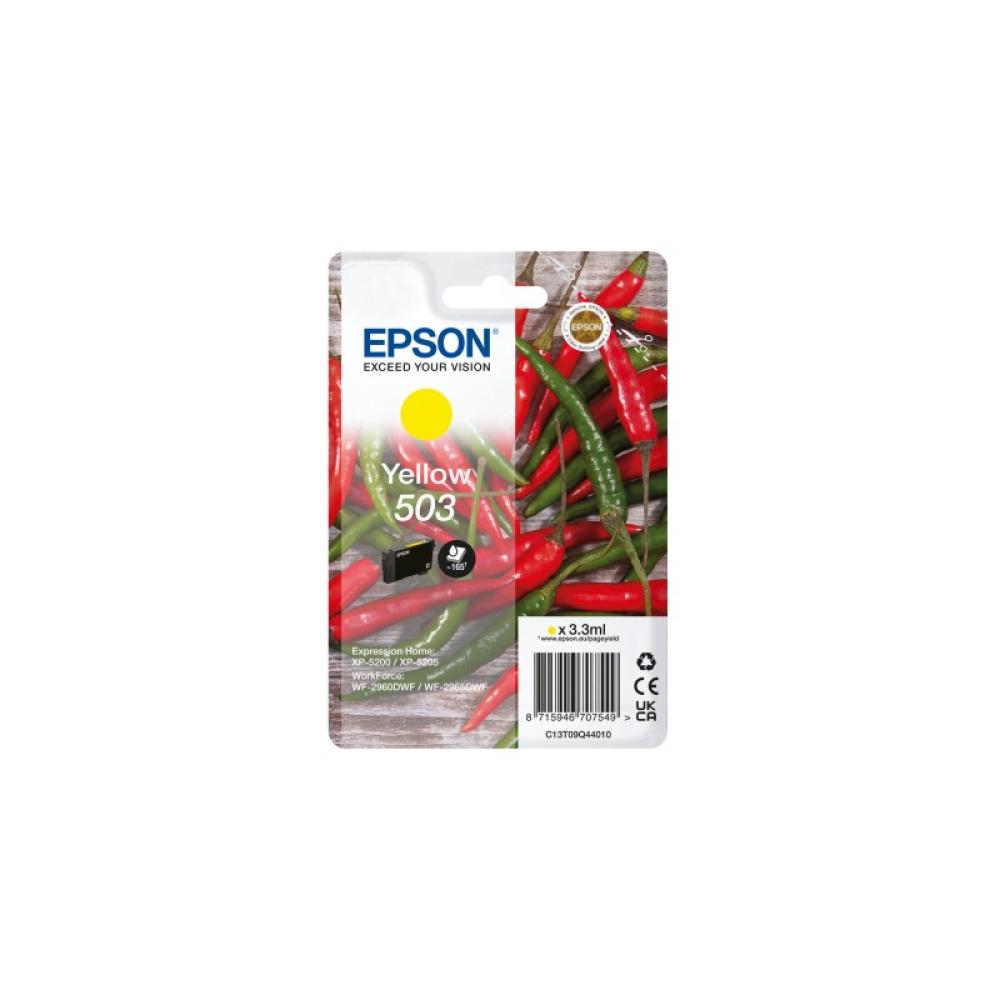 Epson - 503 cartucho de tinta 1 pieza(s) Original Rendimiento estándar Amarillo - C13T09Q44020