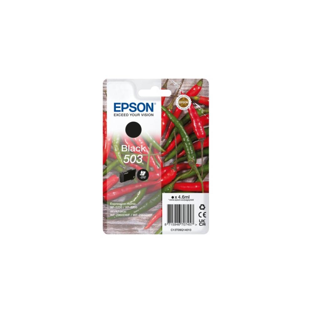 Epson - 503 cartucho de tinta 1 pieza(s) Original Rendimiento estándar Negro - C13T09Q14020