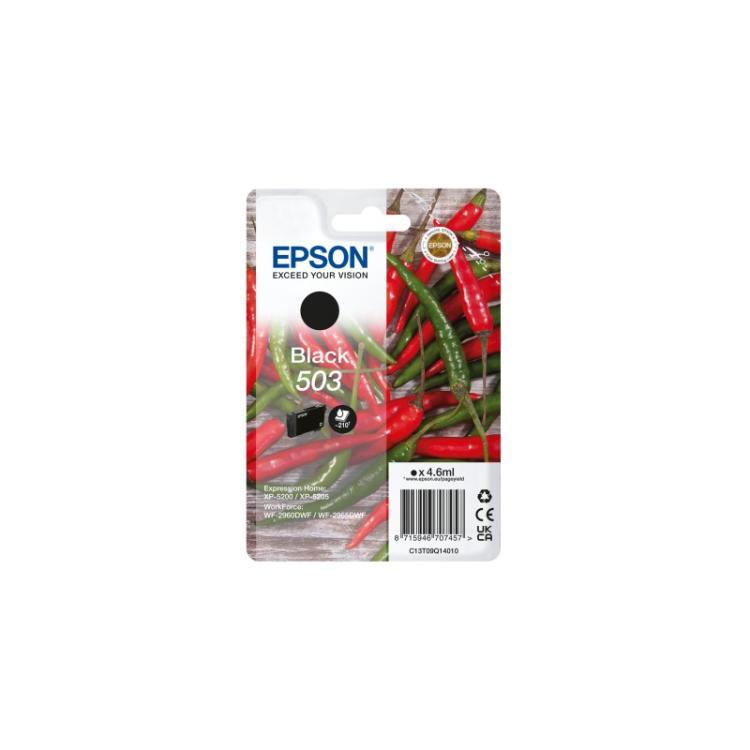 Epson - 503 cartucho de tinta 1 pieza(s) Original Rendimiento estándar Negro - C13T09Q14020