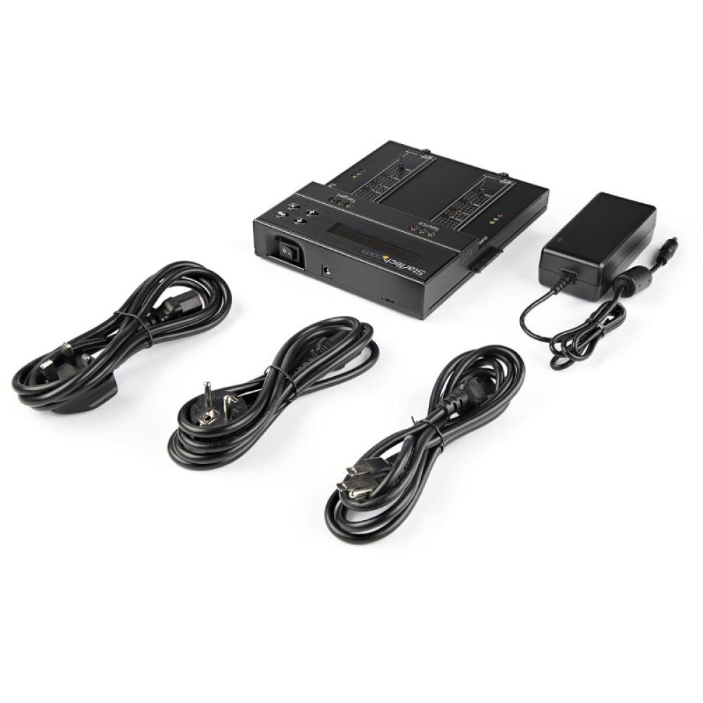 StarTech.com - Clonador y Borrador Autónomo de Unidades de Almacenamiento SATA M.2 - NVMe M.2 - Duplicador Copiador Externo Offl