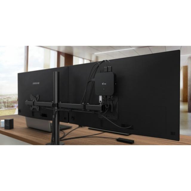 i-tec - USB-C HDMI Dual DP Docking Station with Power Delivery 100 W + Universal Charger 100 W