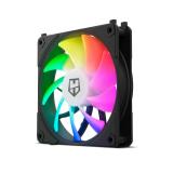 NOX - Hummer EASY LINK Carcasa del ordenador Refrigerador de aire 12 cm Negro 3 pieza(s)