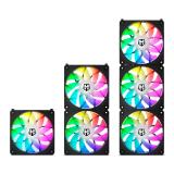 NOX - Hummer EASY LINK Carcasa del ordenador Refrigerador de aire 12 cm Negro 3 pieza(s)