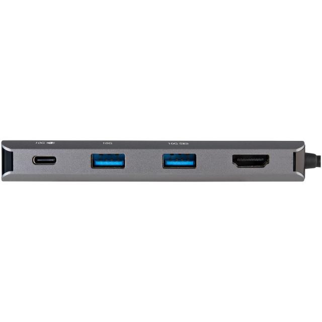 StarTech.com - Adaptador Multipuertos USB C - Mini Docking Station USB Tipo C con HDMI de 4K 30Hz - con PD de 100W - con Hub Lad