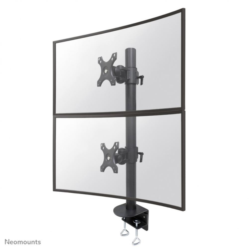Neomounts - FPMA-D960DVBLACKPLUS Brazo de monitor 17-49" - instalación vertical