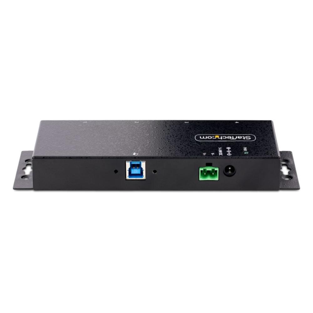 StarTech.com - Hub Industrial USB 3.0 de 5Gbps de 4 Puertos - Concentrador USB con Protección de Picos y Descargas ESD - Ladrón