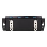 StarTech.com - Hub Industrial USB 3.0 de 5Gbps de 4 Puertos - Concentrador USB con Protección de Picos y Descargas ESD - Ladrón