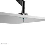 Neomounts - DS70-810BL1 Brazo de monitor 17-32" - resorte de gas - ahorro de espacio - Tope-a-180°
