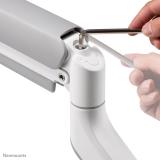 Neomounts - DS70-450WH1 Brazo de monitor 17-42" - resorte de gas - Topfix - Tope-a-180°