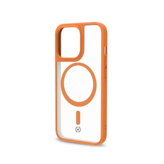 Celly - Magmatt funda para teléfono móvil 15,5 cm (6.1") Transparente, Amarillo - MAGMATT1025YL