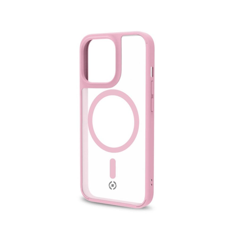 Celly - Magmatt funda para teléfono móvil 15,5 cm (6.1") Rosa, Transparente