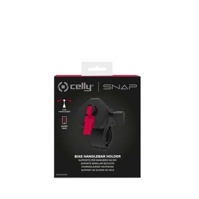 Celly - SNAPBIKE Soporte pasivo Teléfono móvil/smartphone Negro
