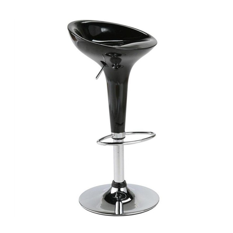 Taburete AUSTIN ( L ), cromado, abs negro