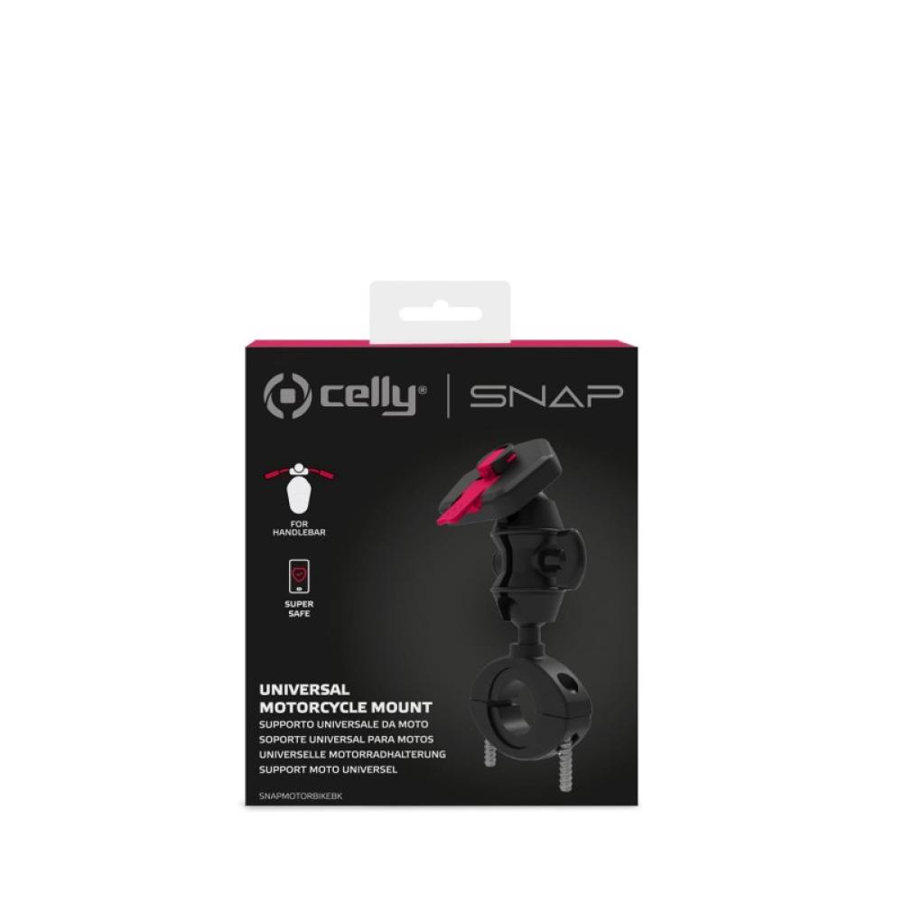 Celly - SNAPMOTORBIKE Soporte pasivo Teléfono móvil/smartphone Negro