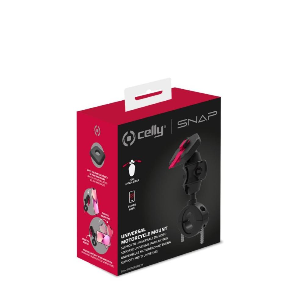 Celly - SNAPMOTORBIKE Soporte pasivo Teléfono móvil/smartphone Negro