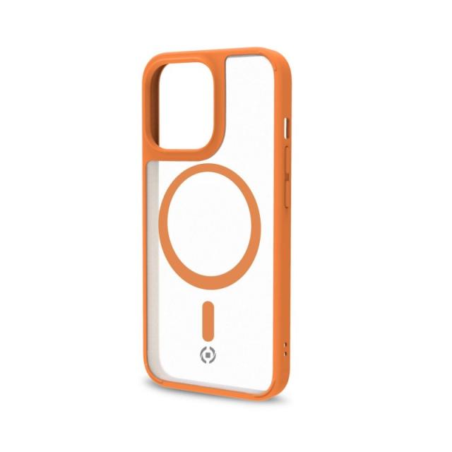 Celly - Magmatt funda para teléfono móvil 17 cm (6.7") Transparente, Amarillo - MAGMATT1027YL