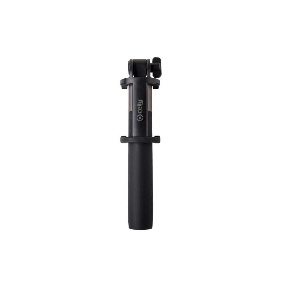 Celly - Click Monopod palo para autofotos Smartphone Negro