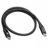 V7 - V7USB4-80CM cable USB 0,8 m USB C Negro