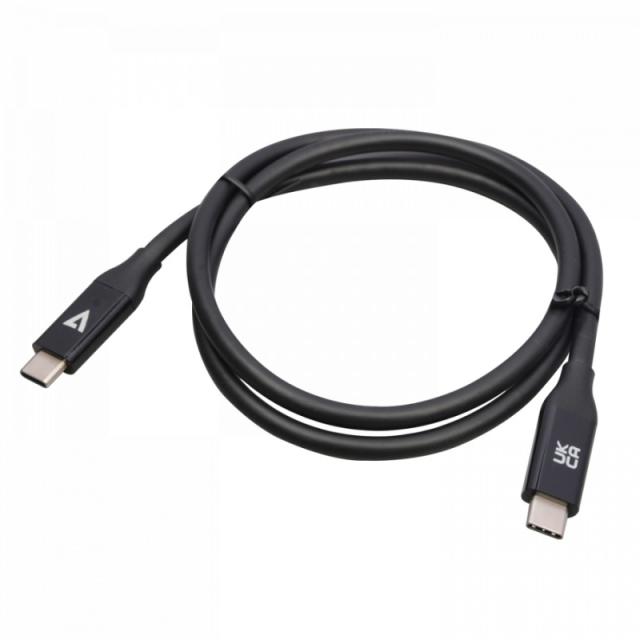 V7 - V7USB4-80CM cable USB 0,8 m USB C Negro