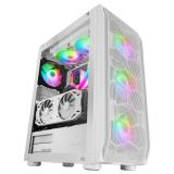 Mars Gaming - MC-KX, Torre Gaming Premium E-ATX, Sistema CPU Freezer, 5 Ventiladores ARGB Ultra-silenciosos, Controlador - MCKXW
