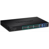 Trendnet - TPE-5028WS switch Gestionado Gigabit Ethernet (10/100/1000) Energía sobre Ethernet (PoE) 1U Negro