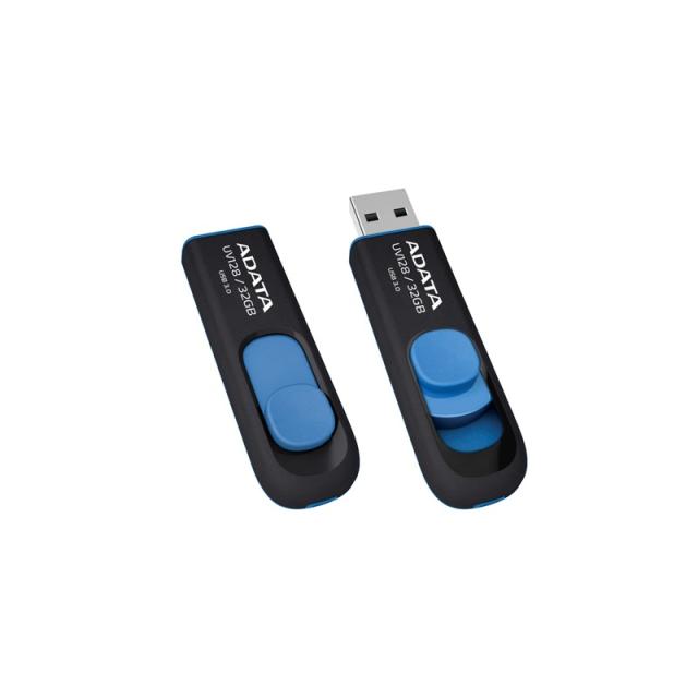 ADATA - DashDrive UV128 128GB unidad flash USB USB tipo A 3.2 Gen 1 (3.1 Gen 1) Negro, Azul